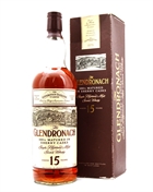 Glendronach 15 år 100% Sherry Matured Single Highland Malt Scotch Whisky 100 cl 40%