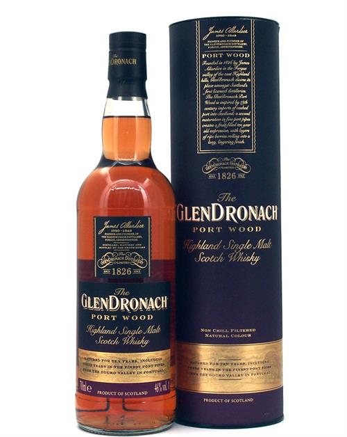 Glendronach Port Wood Single Highland Malt Whisky 46%
