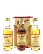 Glenfarclas Gavesæt 15-21-25 år Miniature / Miniflaske 3x5 cl Highland Single Malt Scotch Whisky 43-46%