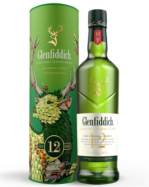 Glenfiddich 12 år Limited Design Our Original Twelve Single Speyside Malt Scotch Whisky 40%