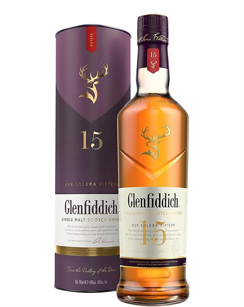Glenfiddich 15 aar Our Solera Fifteen Single Speyside Malt Whisky