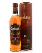 Glenfiddich 15 år The Solera Vat Single Speyside Malt Scotch Whisky 40%