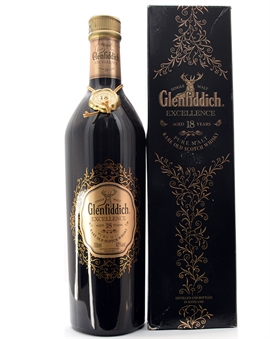 Glenfiddich 18 år Excellence Old Version Single Speyside Malt Whisky 43%