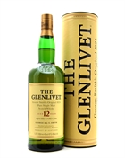 Glenlivet 12 år Aged Only in Oak Casks Old Version Pure Single Malt Scotch Whisky 100 cl 40%