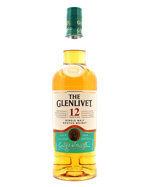 Glenlivet 12 år Double Oak Single Speyside Malt Scotch Whisky 70 cl 40%