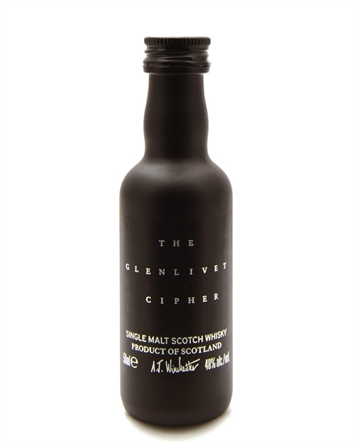 Glenlivet Miniature Cipher Limited Edition Single Malt Scotch Whisky 5 cl 48%
