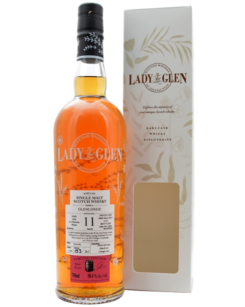 Glenlossie 2013 Lady of the Glen 11 år Oloroso Speyside Whisky 58,4%