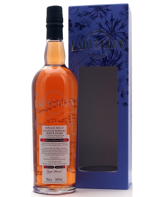 Glenlossie 2010 Lady of the Glen 8 yr Ruby Port Single Highland Malt Whisky