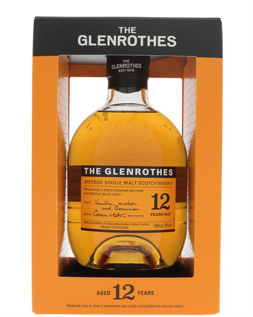 Glenrothes 12 år Soleo Collection Single Speyside Malt Whisky 70 cl 40%