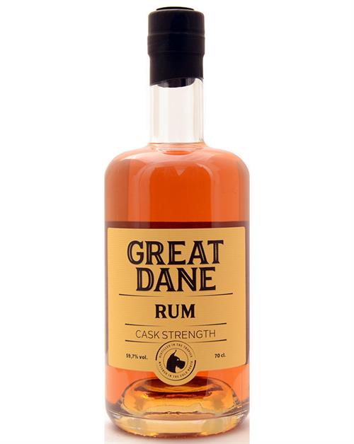 Great Dane Cask Strength Skotlander Rom indeholder 59,7 procent alkohol