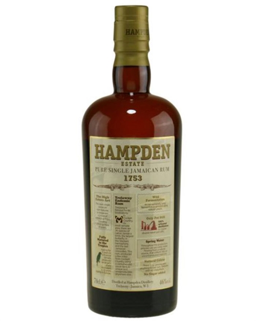 Hampden Estate 1753 Pure Single Jamaica Rom 70 cl 46%