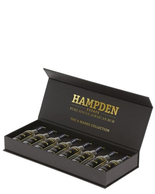 Hampden Estate Coffret 8 Marks Collection Pure Single Jamaica Rom 8x20 cl 60%