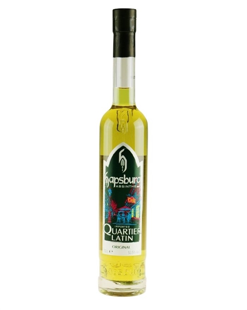 Hapsburg Absinthe Quartier Latin fra Italien indeholder 53,5 procent alkohol