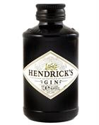 Hendricks Miniature Small Bottle Scottish Premium Gin 5 cl 41,4%