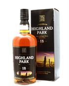 Highland Park 18 år Single Orkney Malt Scotch Whisky 43%