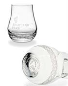 9 stk. Highland Park Glas med logo i bunden - Spey Glass Whiskyglas