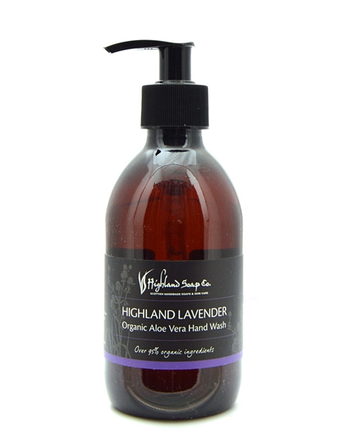 Highland Soap Co Highland Lavender Økologisk Aloe Vera Håndsæbe 300ml