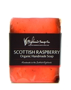 Highland Soap Co Scottish Raspberry Økologisk Håndlavet Sæbeblok 150g