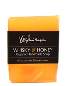 Highland Soap Co Whisky & Honey Økologisk Håndlavet Sæbeblok 150g