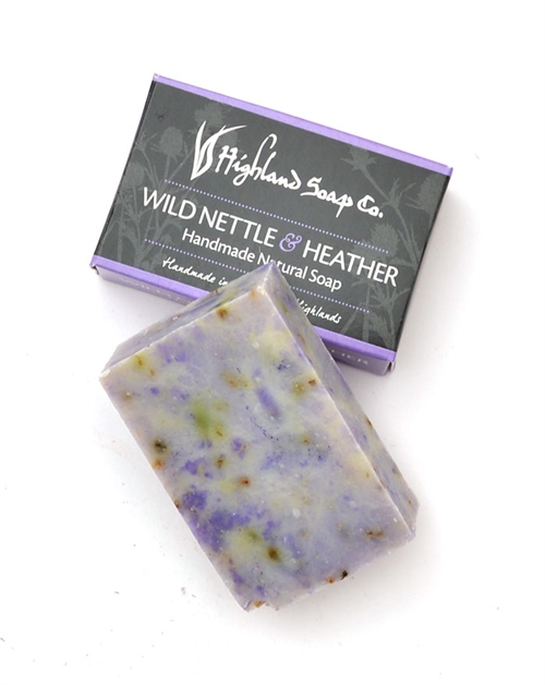 Highlands Soap Co Wild Nettle & Heather Håndlavet Mini Sæbeblok 35g