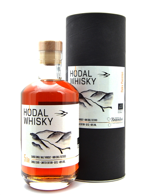 Hødal No. 5 Oaky Passion Økologisk Single Malt Danish Whisky 50 cl 46%