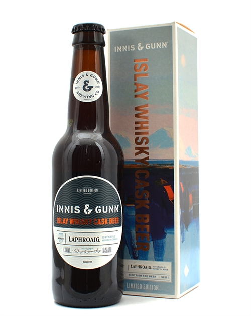 INNIS & GUNN Laphroaig Islay Whisky Cask Beer Ale Specialøl 33 cl 7,4%