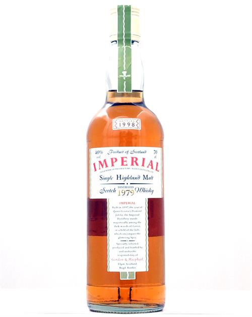 Imperial 1979/1998 Gordon & MacPhail 19 år Single Speyside Malt Whisky 43%