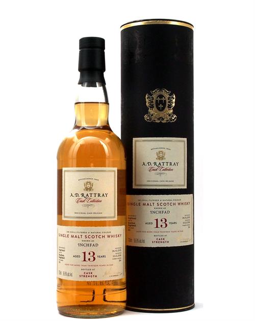 Inchfad (Loch Lomond) 2005/2018 A. D. Rattray 13 år Single Highland Malt Whisky 56,9%