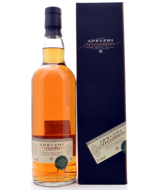 Inchgower 2010/2023 Adelphi Selection 12 år Palo Cortado Cask Single Malt Scotch Whisky 70 cl 57,4%