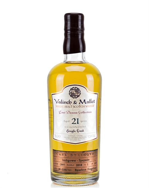 Inchgower 21 år Valinch & Mallet Single Speyside Malt Whisky 52,8%