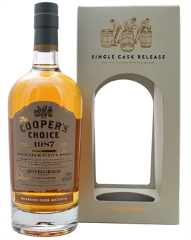 Invergordon 1987/2024 Coopers Choice 33 år Single Grain Scotch Whisky 46,5%