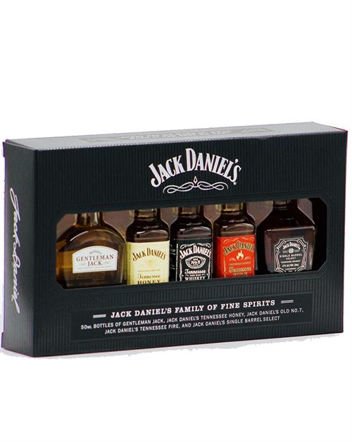 Jack Daniel\'s Family of Fine Spirits Miniature 5x5 cl 35-45%