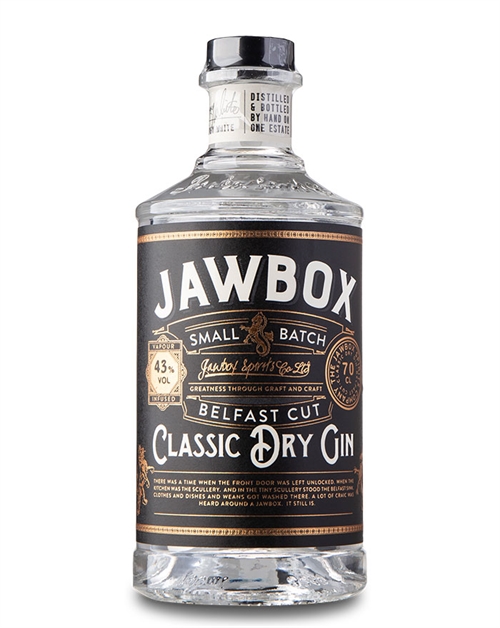 Jawbox Small Batch Belfast Cut Irish Classic Dry Gin