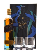 Johnnie Walker Blue Label Gavesæt m. 2 stk. glas Blended Scotch Whisky 70 cl 40%