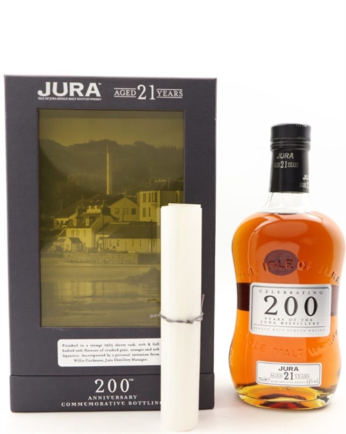 Jura 21 år 200 th Anniversary Single Jura Malt Scotch Whisky 70 cl 44%