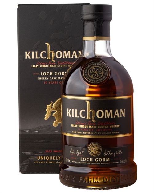 Kilchoman Loch Gorm 2025 Edition 10 år Sherry Cask Islay Single Malt Scotch Whisky 70 cl 46%