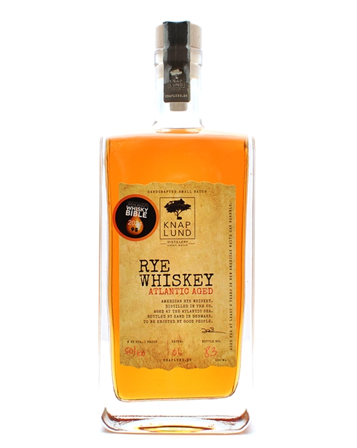 Knaplund 6 år Rye Whiskey Atlantic Aged Limited Edition Dansk Whiskey 50 cl 50%