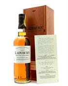 Ladyburn 27 år Vintage 1973 Cask Bottle No. 104 Single Lowland Malt Scotch Whisky 50,4%