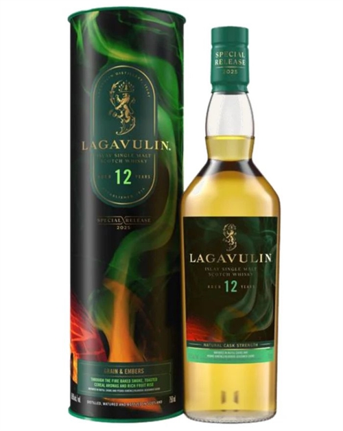 Lagavulin 12 år Special Release 2025 Grain & Embers Single Islay Malt Scotch Whisky 56,5%