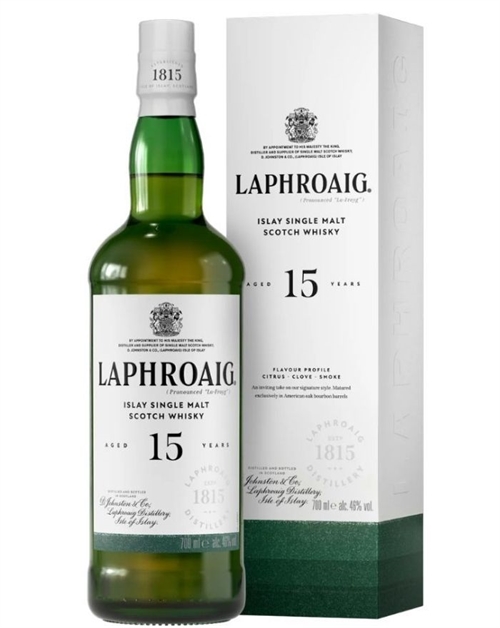 Laphroaig 15 år Islay Single Malt Whisky 46%