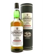 Laphroaig 10 år Original Cask Strength 1 liter Old Version Single Islay Malt Scotch Whisky 55,7%