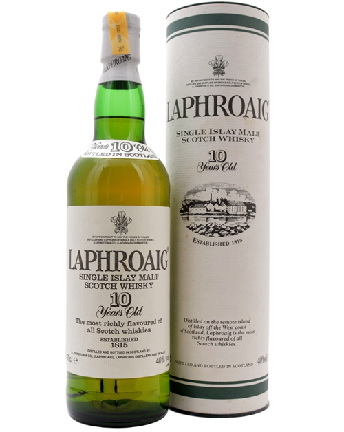 Laphroaig 10 år Old Version 70 cl Single Islay Malt Whisky 40%