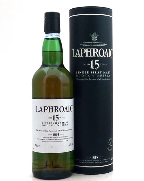 Laphroaig 15 år Old Version Single Islay Malt Whisky 43%