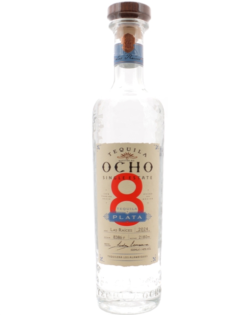 OCHO Las Raices 100% Agave Single Estate Blanco Tequila 50 cl 40%