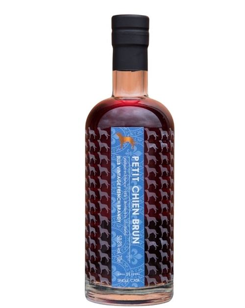 Little Brown Dog 31 år Brandy Petit Chien Brun Single Cask Cognac 1993 Frankrig 70 cl 50,8%