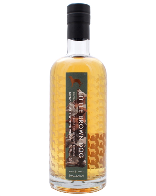 Little Brown Dog 9 år Campbeltown Mega Blend Small Batch Blended Malt Scotch Whisky 56,2%