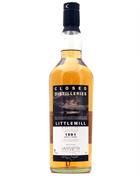 Littlemill 1991/2009 Part Des Anges 17 år Single Lowland Malt Whisky 51,9%