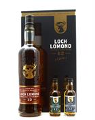 Loch Lomond 12 år Gavesæt med Miniature 2x5 cl Highland Single Malt Scotch Whisky 70 cl 46%