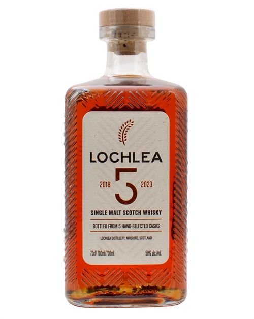 Lochlea 2018/2023 5 år Limited Edition Single Lowland Malt Scotch Whisky 70 cl 50%