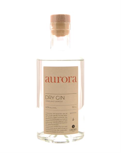 Lowlands Aurora Håndlavet Dansk London Dry Gin 50 cl 42%